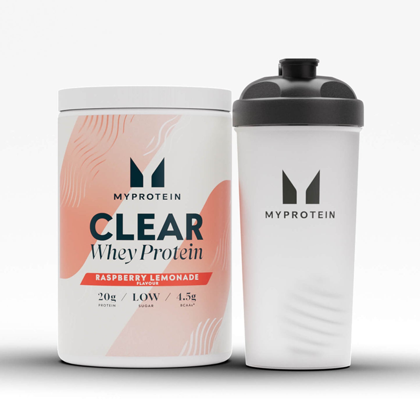 Clear Protein Bundel - Shaker / Raspberry Lemonade