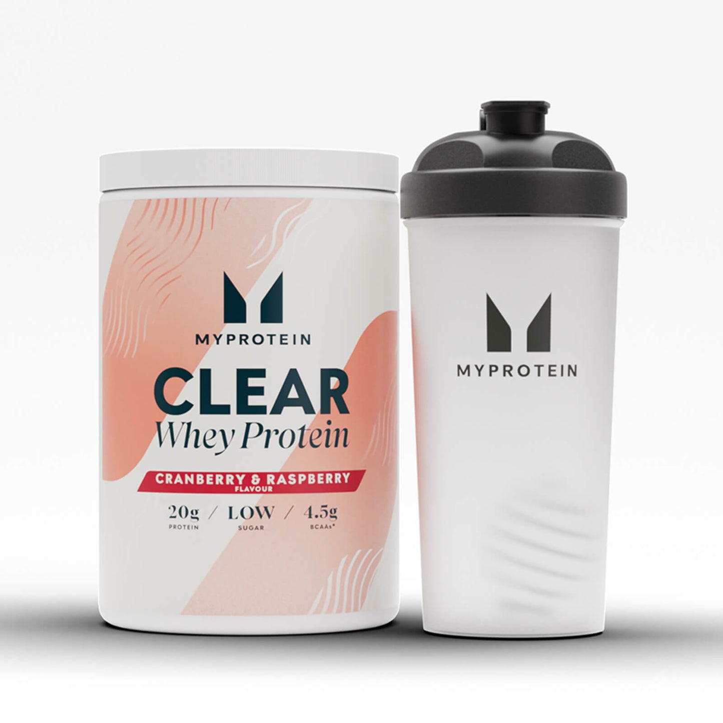 Clear Protein Bundel - Shaker / Cranberry & Framboos