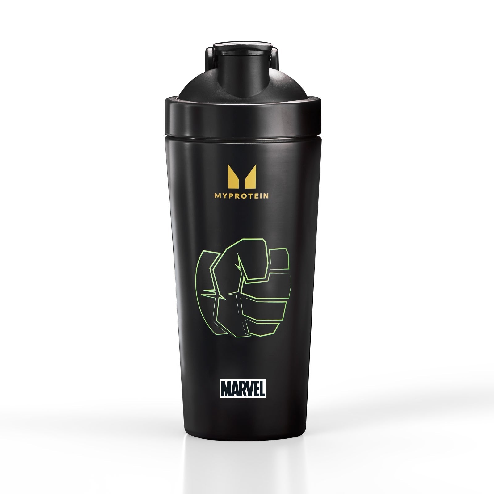 Hulk shaker van gerecycled metaal - Zwart