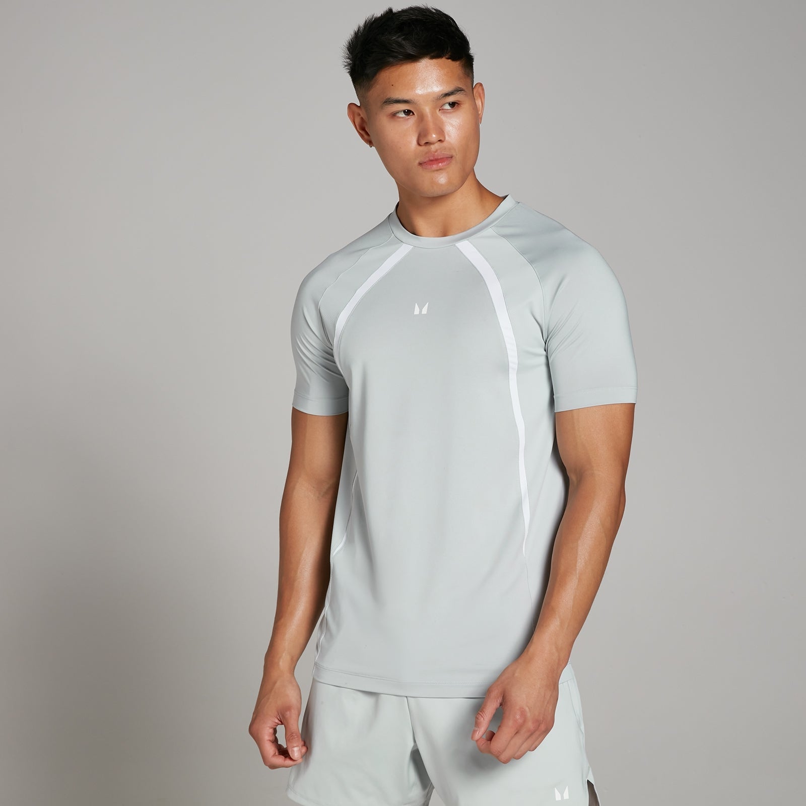 Tempo T-shirt voor heren - Lichtblauw / 3XL