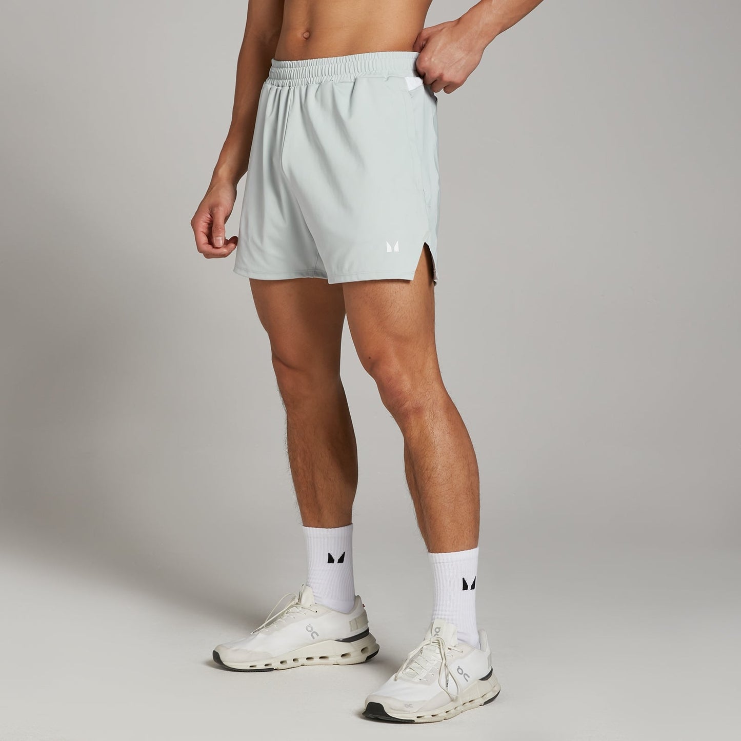 Tempo short met binnenbeenlengte van 13 cm voor heren - Lichtblauw / 3XL