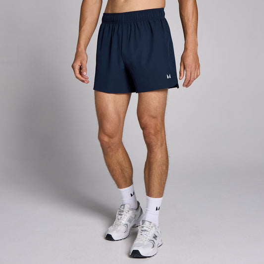 geweven trainingsshort met binnenbeenlengte van 13 cm voor heren - Marineblauw / XXL