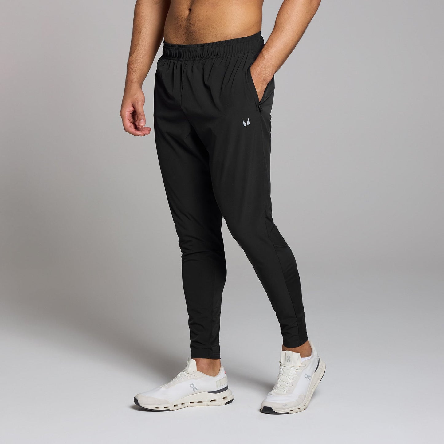 geweven trainingsjoggingbroek voor heren - Zwart / 3XL