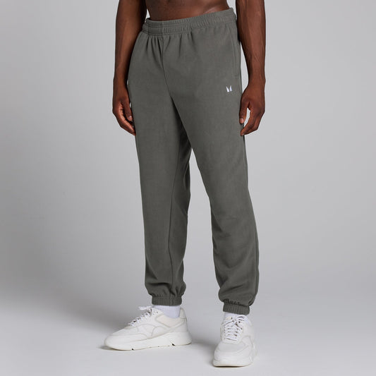 joggingbroek van fleecestof voor heren - Metaalgrijs / M