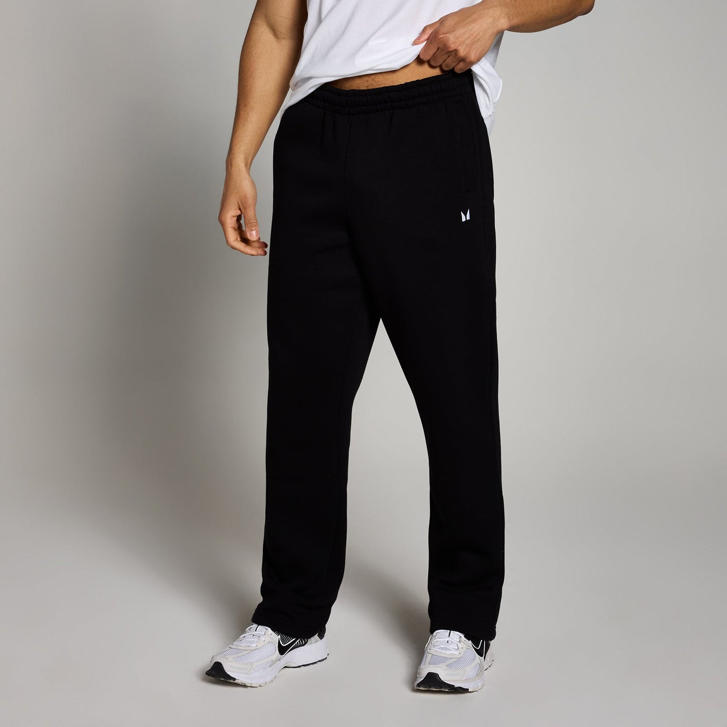 Rest Day joggingbroek met rechte pijpen voor heren - Zwart / 3XL