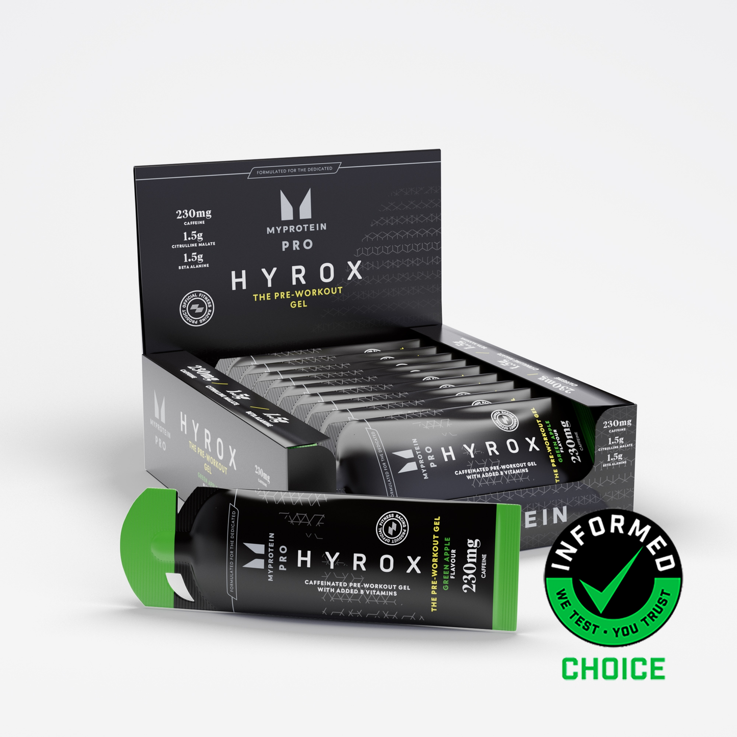 Pre-Workout Gel - Green Apple (HYROX Edition)