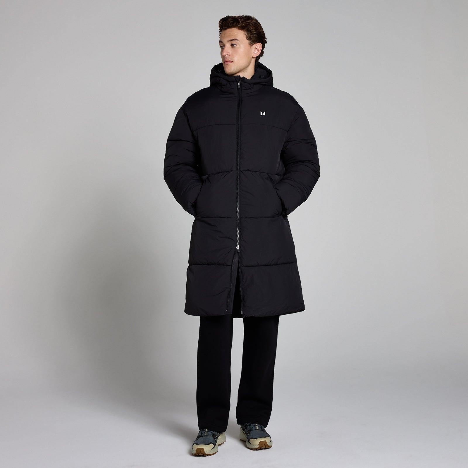 lang pufferjack voor heren - 3XL