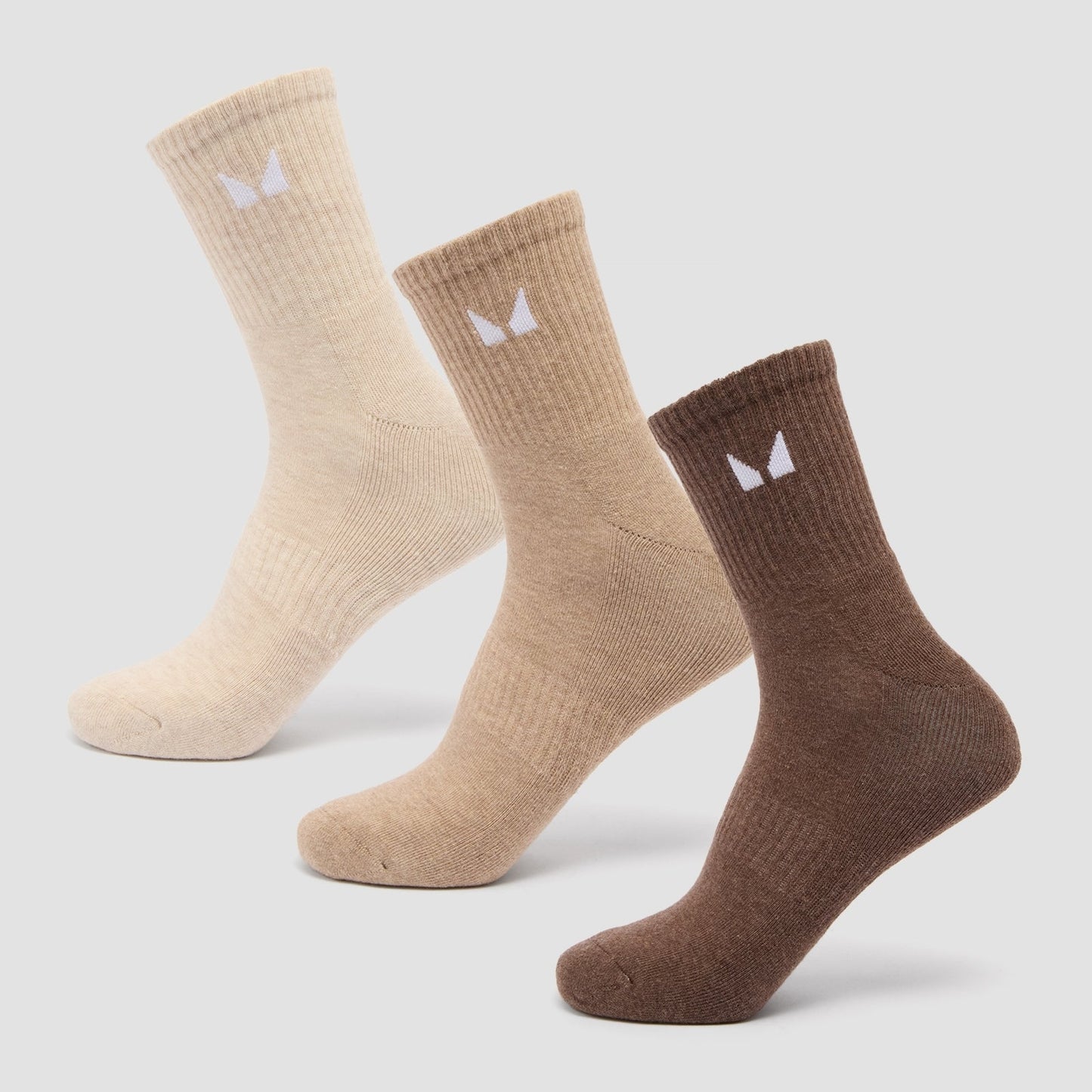 Unisex Crew Socks - Neutral / UK 9-11 / 3-pack