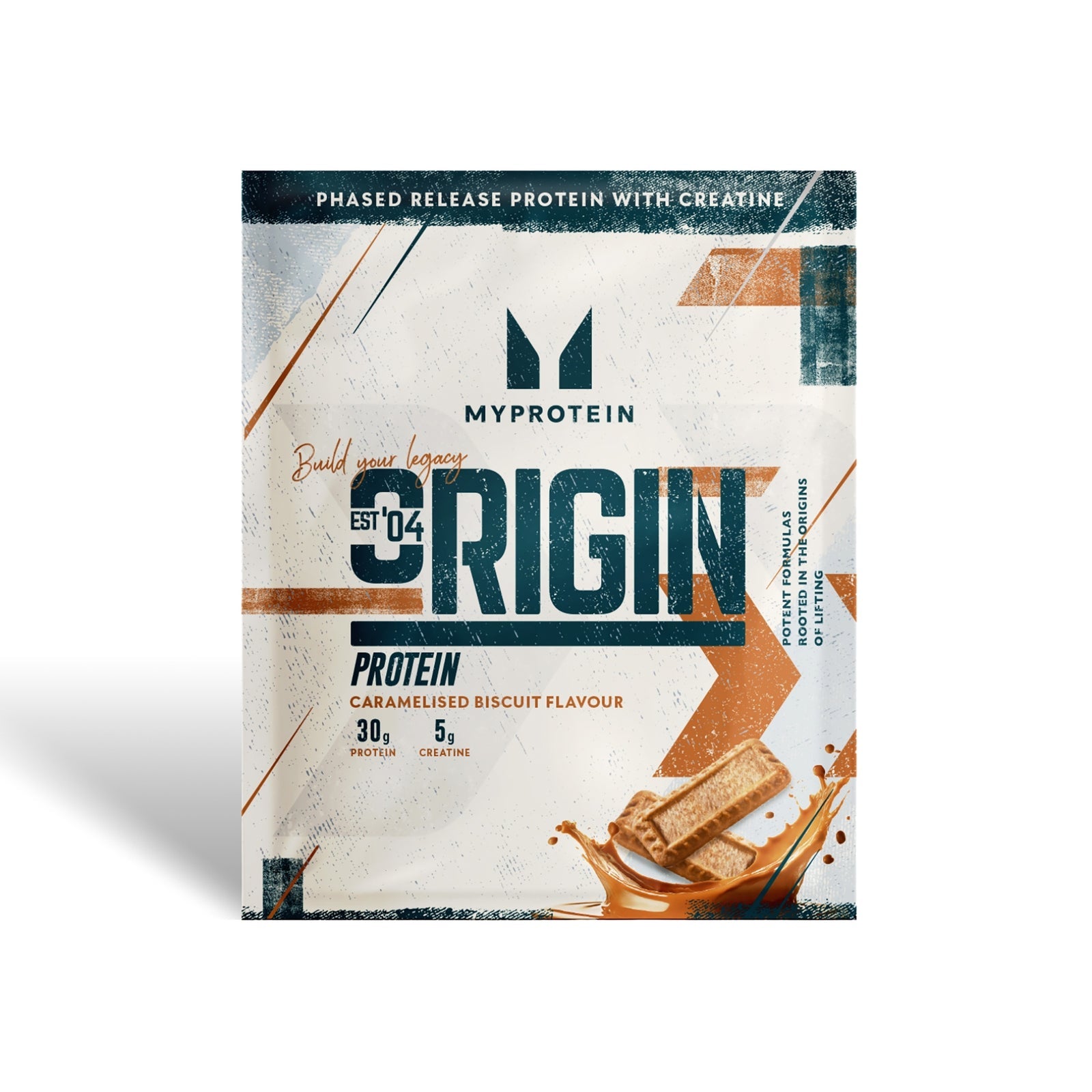 Origin Protein, with Creatine (Sample) - Caramel Biscuit / 1 porties