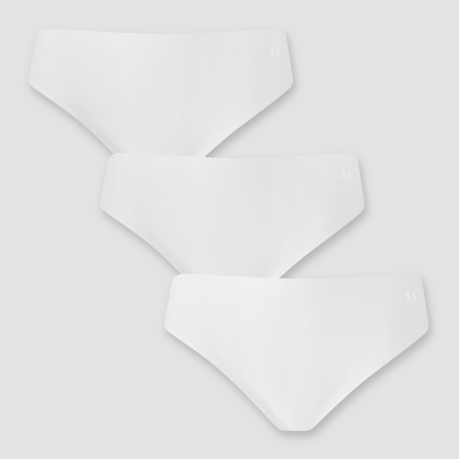naadloos middelhoog bikinibroekje voor dames (verpakking met 3 stuks) - XL