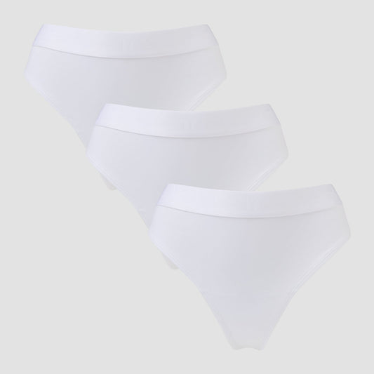 middelhoge string voor dames (verpakking met 3 stuks) - XL