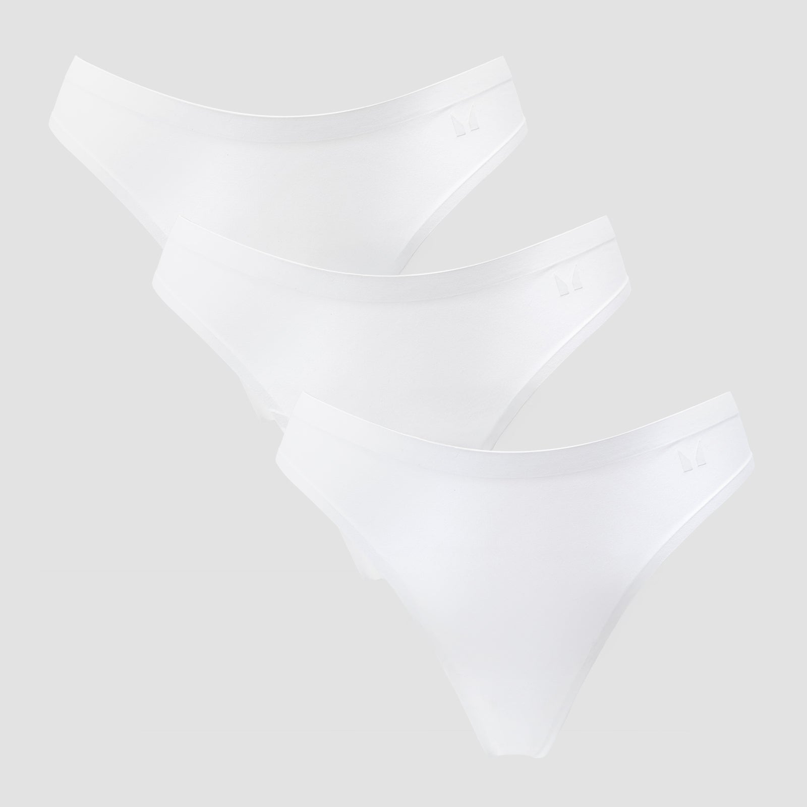 naadloze middelhoge string voor dames (verpakking met 3 stuks) - XXL
