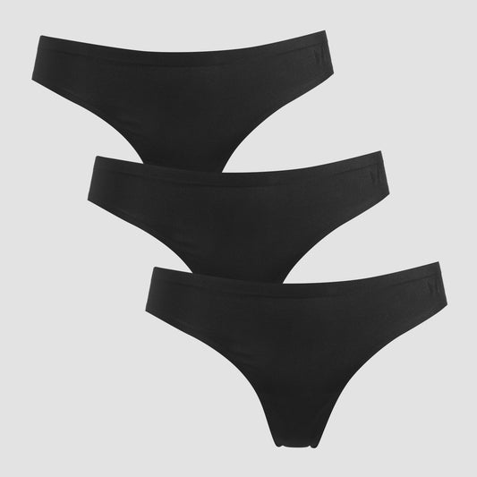 Women's Mid Rise No VPL Thong - XXL