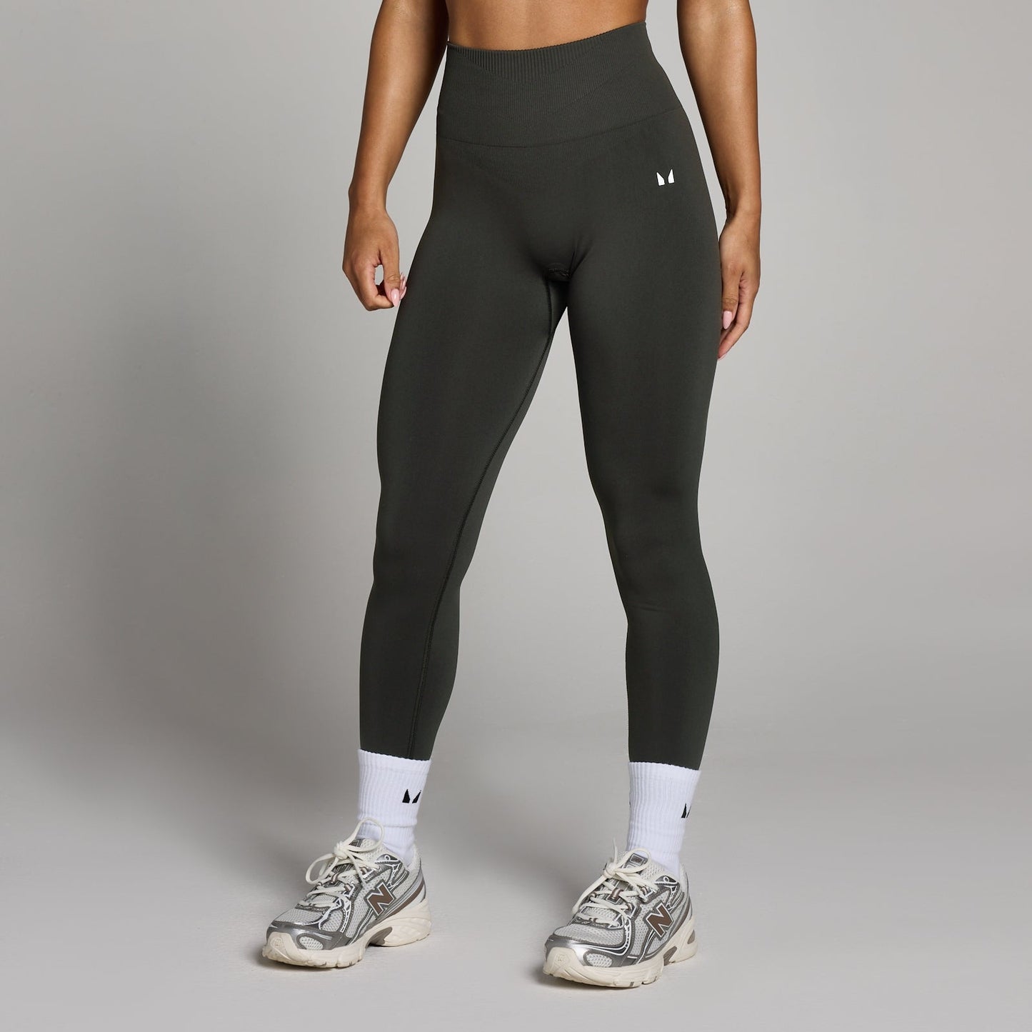 Dames Tempo Naadloze Legging - Nachtgrijs / XXL