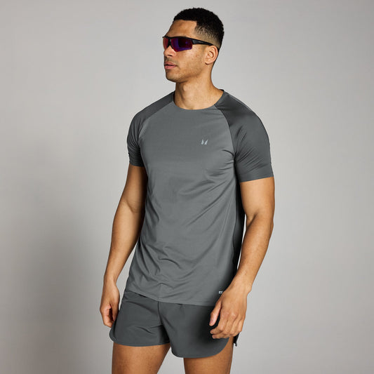 Velocity T-shirt van mesh - Donkergrijs / S