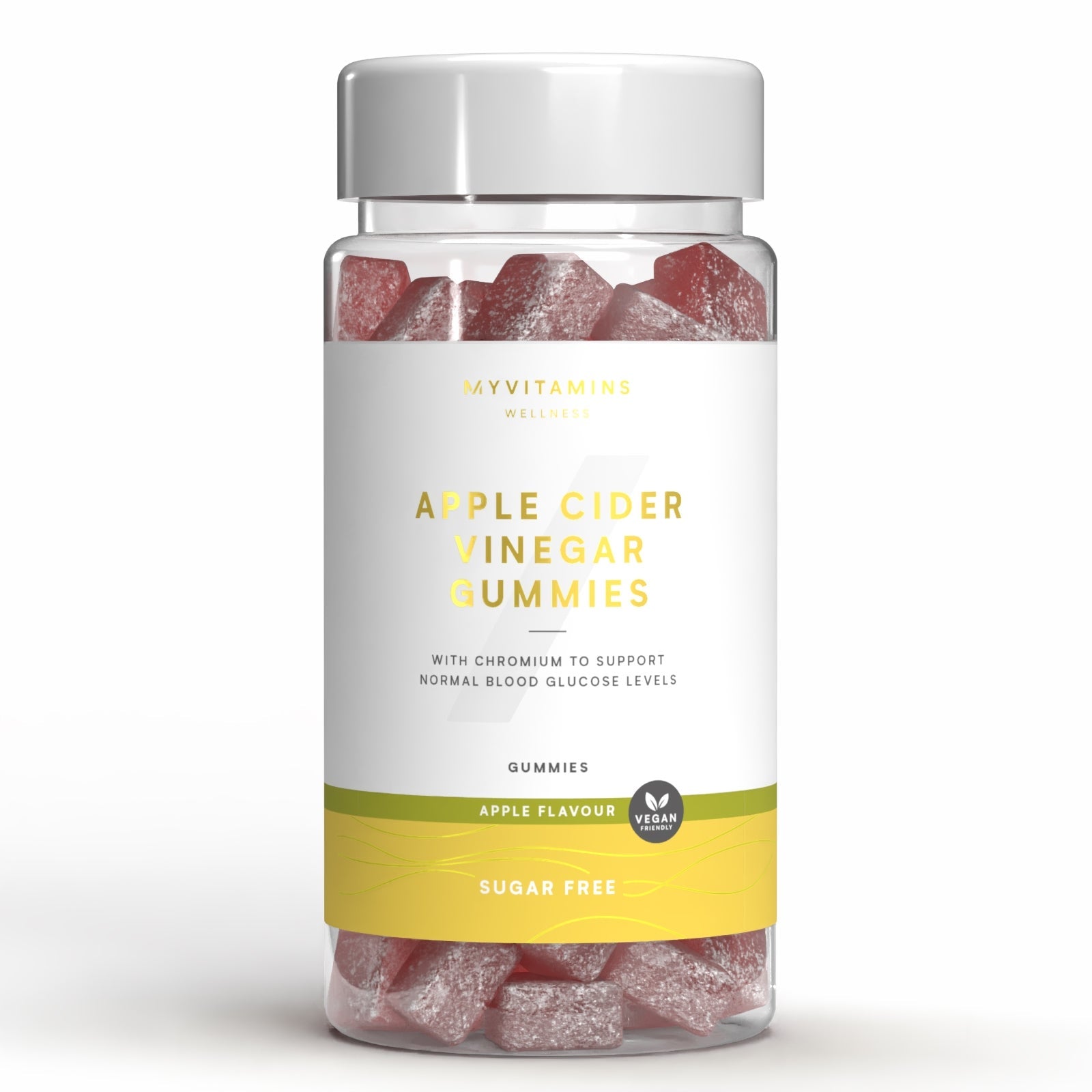 Suikervrije gummies met appelciderazijn - Sugar Free Apple / 60 gummies