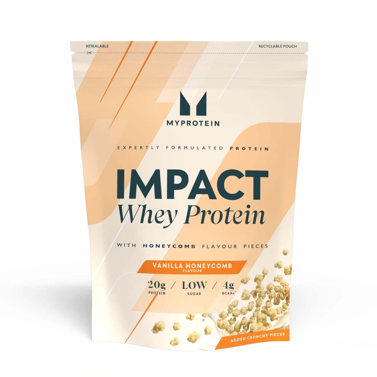 Impact Whey Protein - Vanille-honingraat met krokante koekkruimels - 960 g
