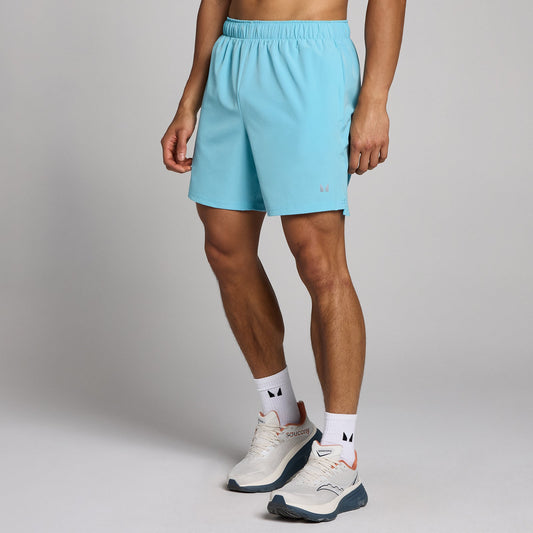 Tempo short met binnenbeenlengte van 17,8 cm voor heren - Cyaan / 3XL