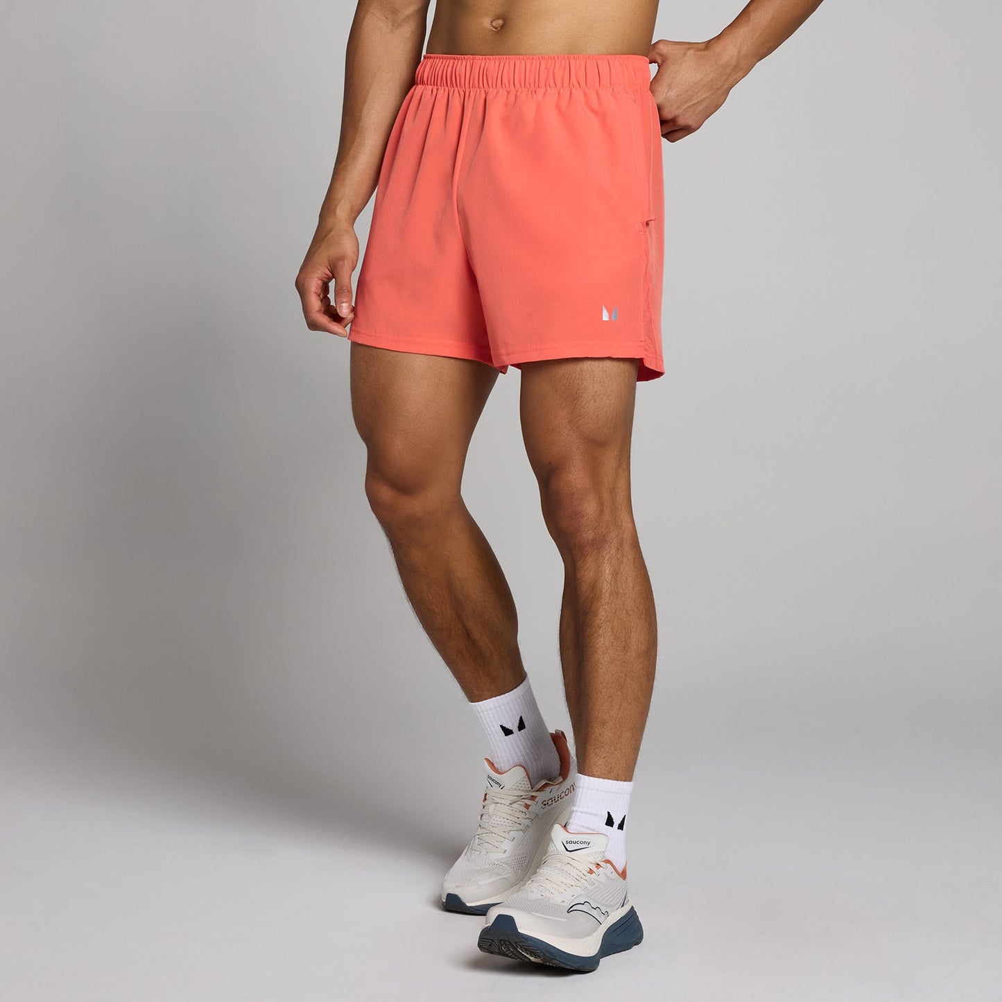 Tempo short met binnenbeenlengte van 12,7 cm voor heren - Cyaan / 3XL