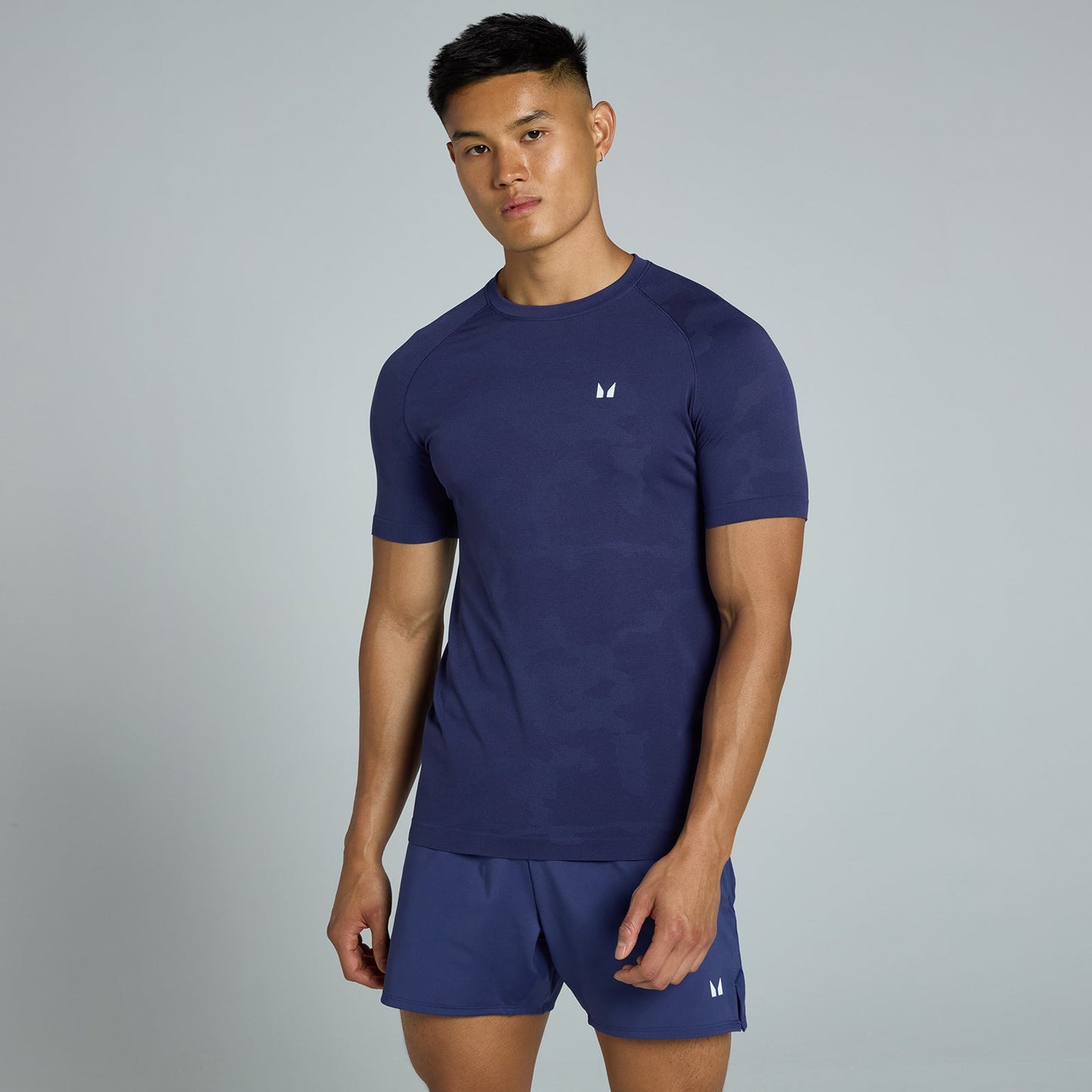 Tempo naadloos T-shirt voor heren - Schemerzwart / XXL