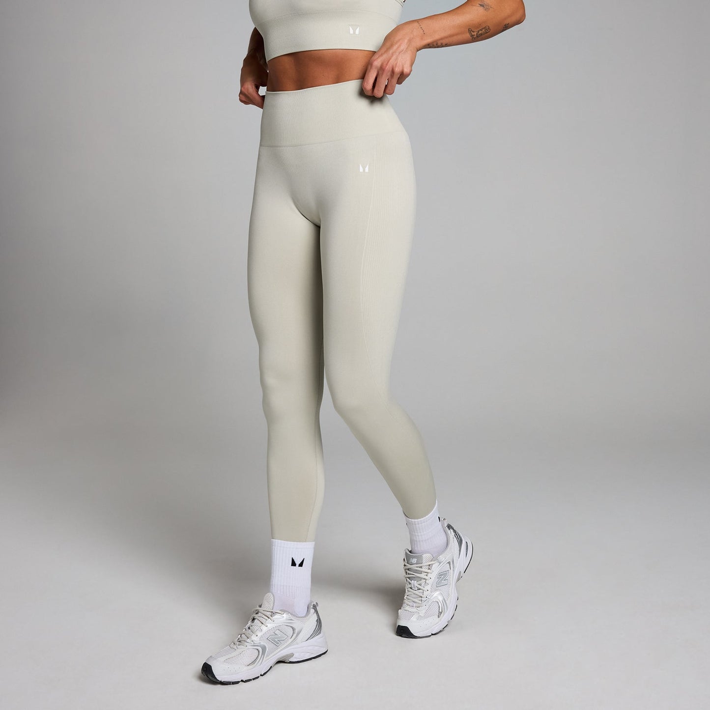 Shape naadloze legging voor dames - Asgrijs / XXL