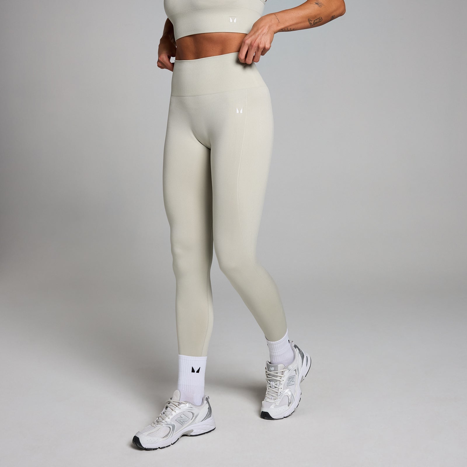 Shape naadloze legging voor dames - Asgrijs / XXL
