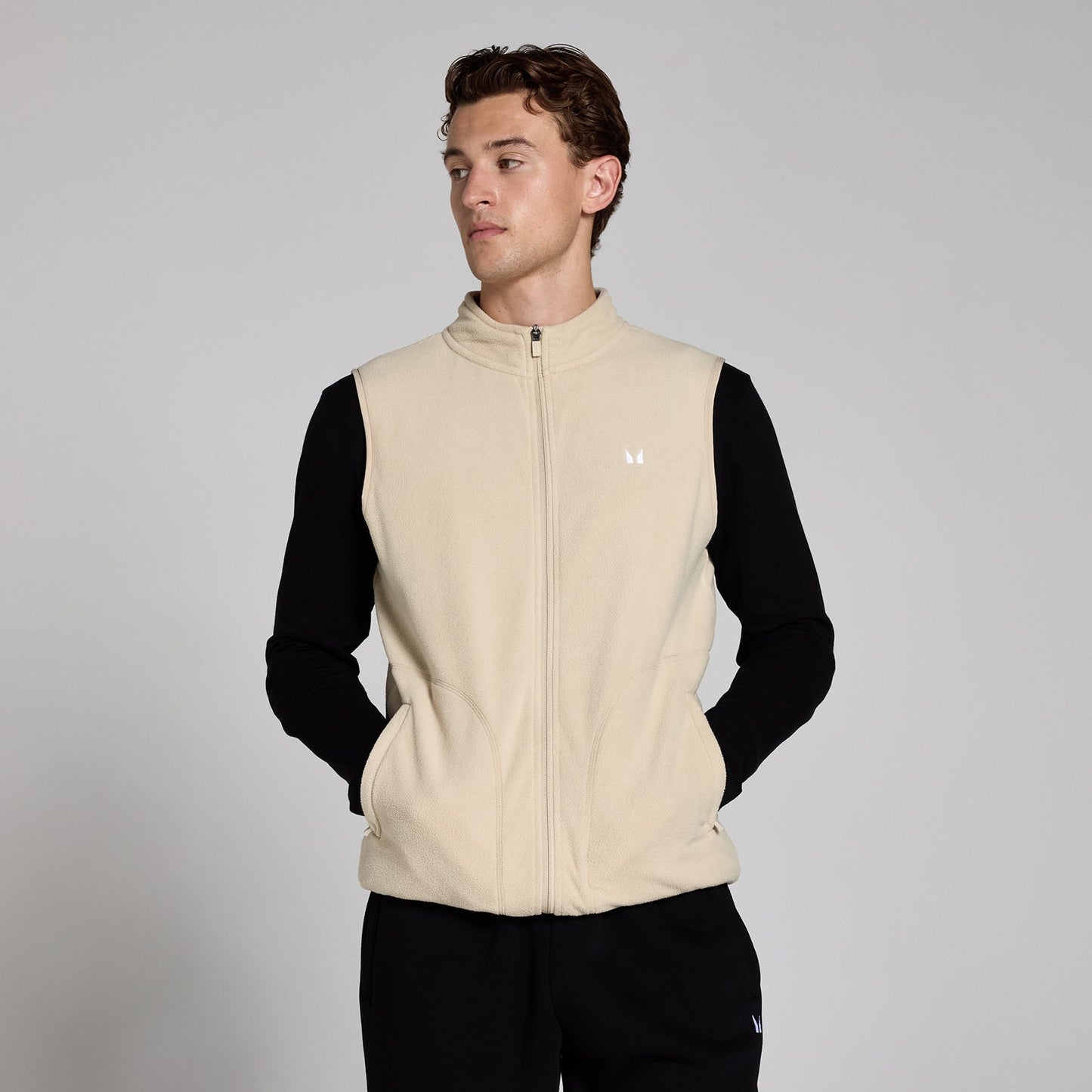 gilet van fleecestof voor heren - Haverwit / M