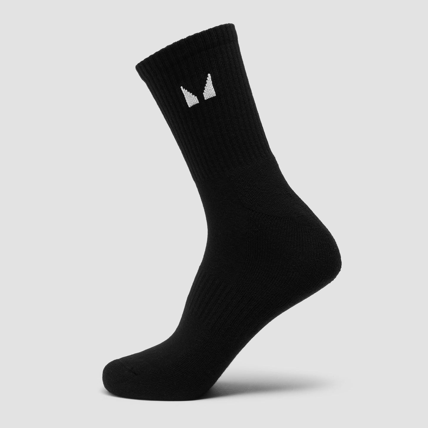 Unisex Crew Socks - Black / UK 6-8 / 1-pack