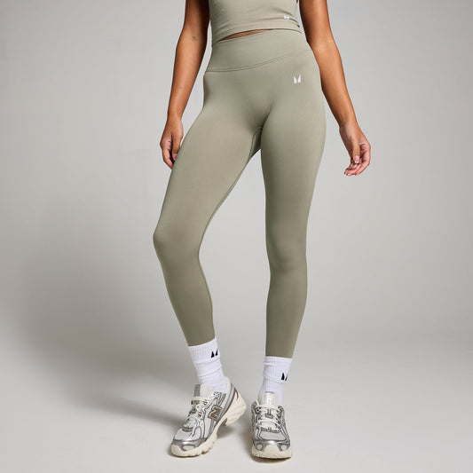 geplooide onzichtbare naadloze legging voor dames - XL