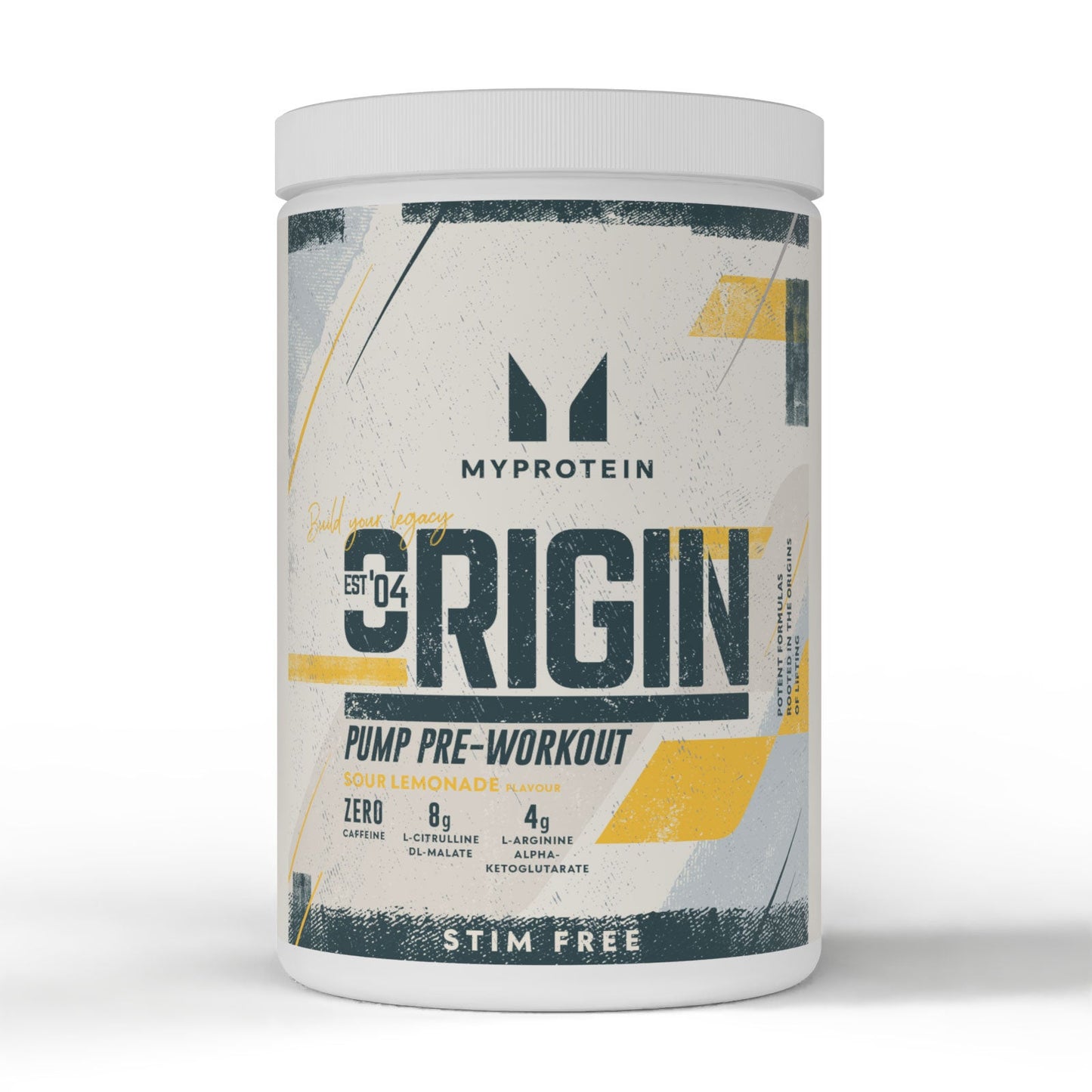 Origin Stim-Free Pre-Workout - Sour Lemonade / 750 g / 30 porties