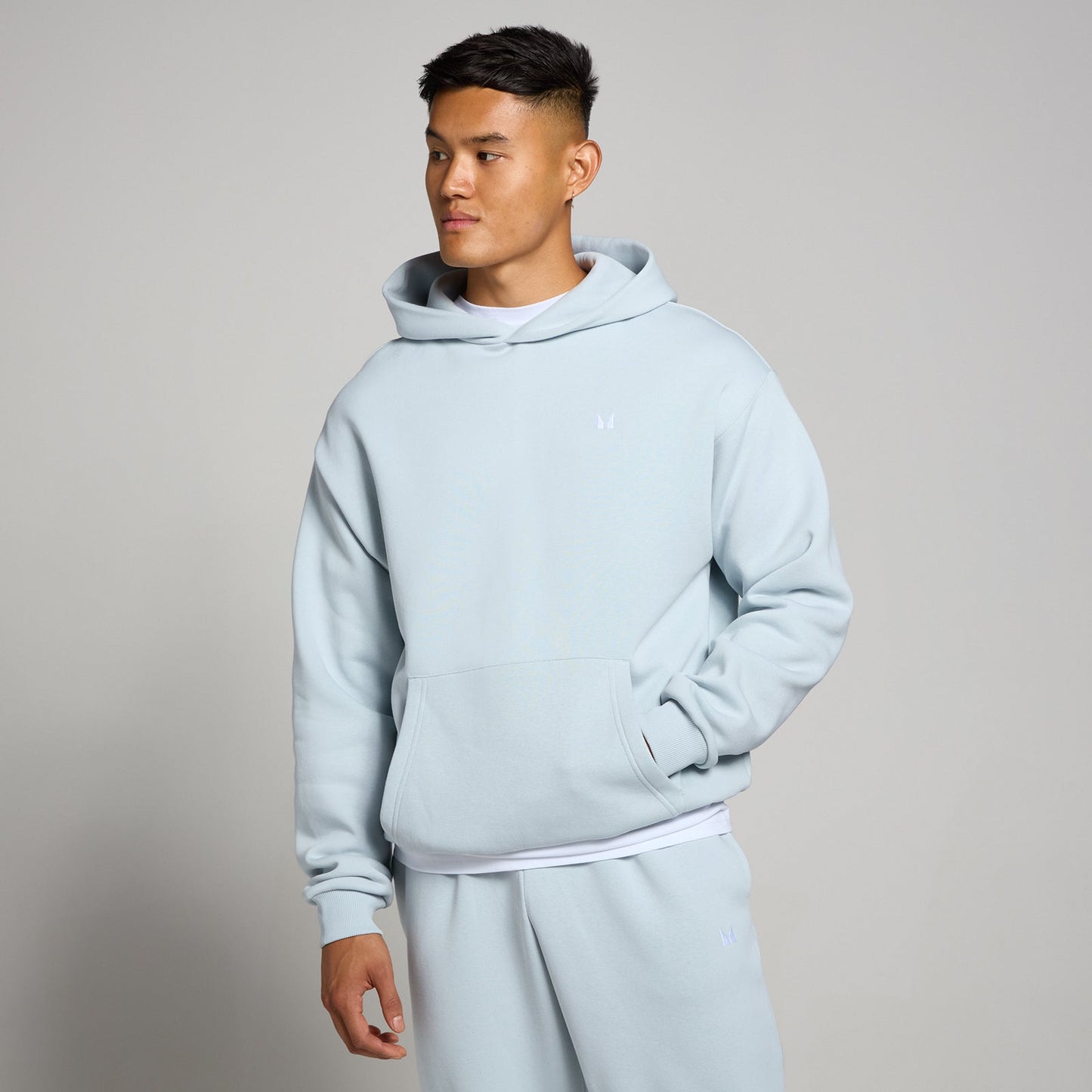 Rest Day oversized hoodie voor heren - Lichtblauw / XXL