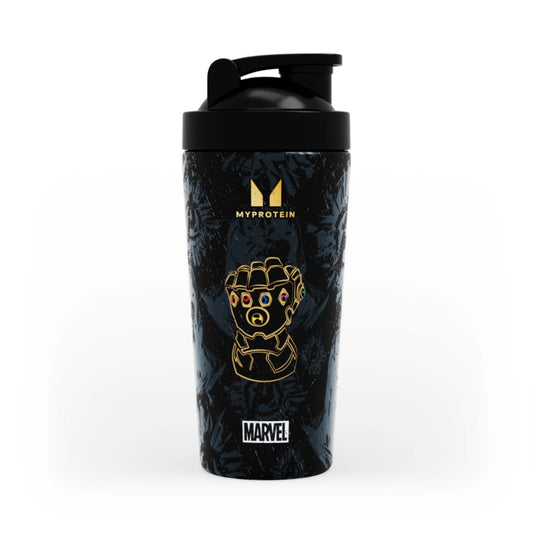 Thanos shaker van gerecycled metaal - Zwart