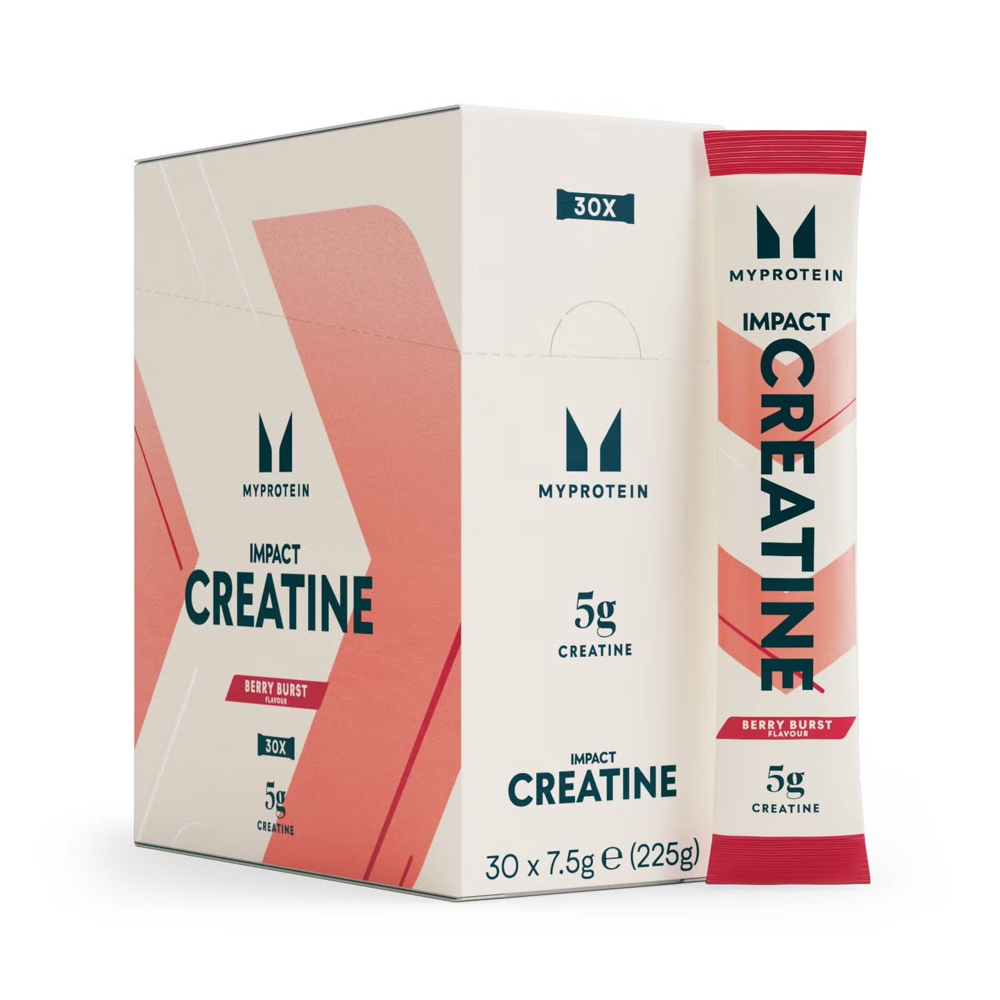 Impact Creatine | Creatine Sachet - Barstende Bessen / 30 × 7.5 g
