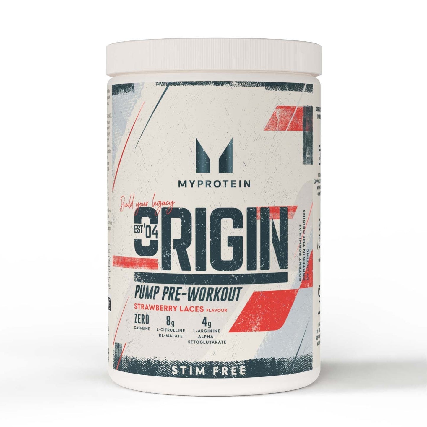 Origin Stim-Free Pre-Workout - Strawberry Laces / 600 g / 30 porties
