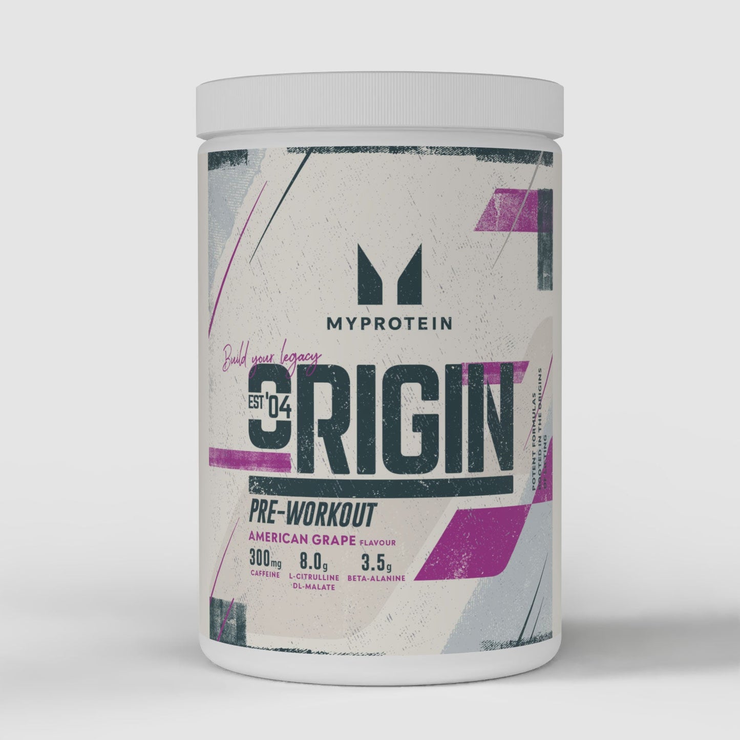 Origin Pre-Workout - American Grape / 600 g / 30 porties