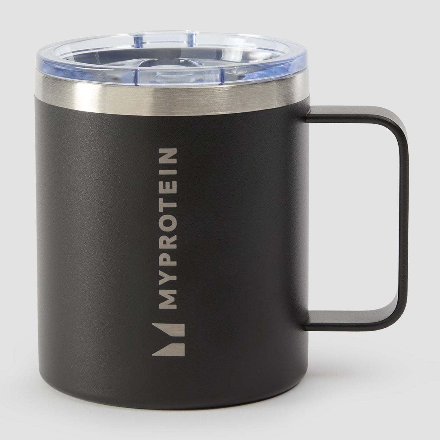 koffiebeker van gerecycled metaal 350 ml - Zwart