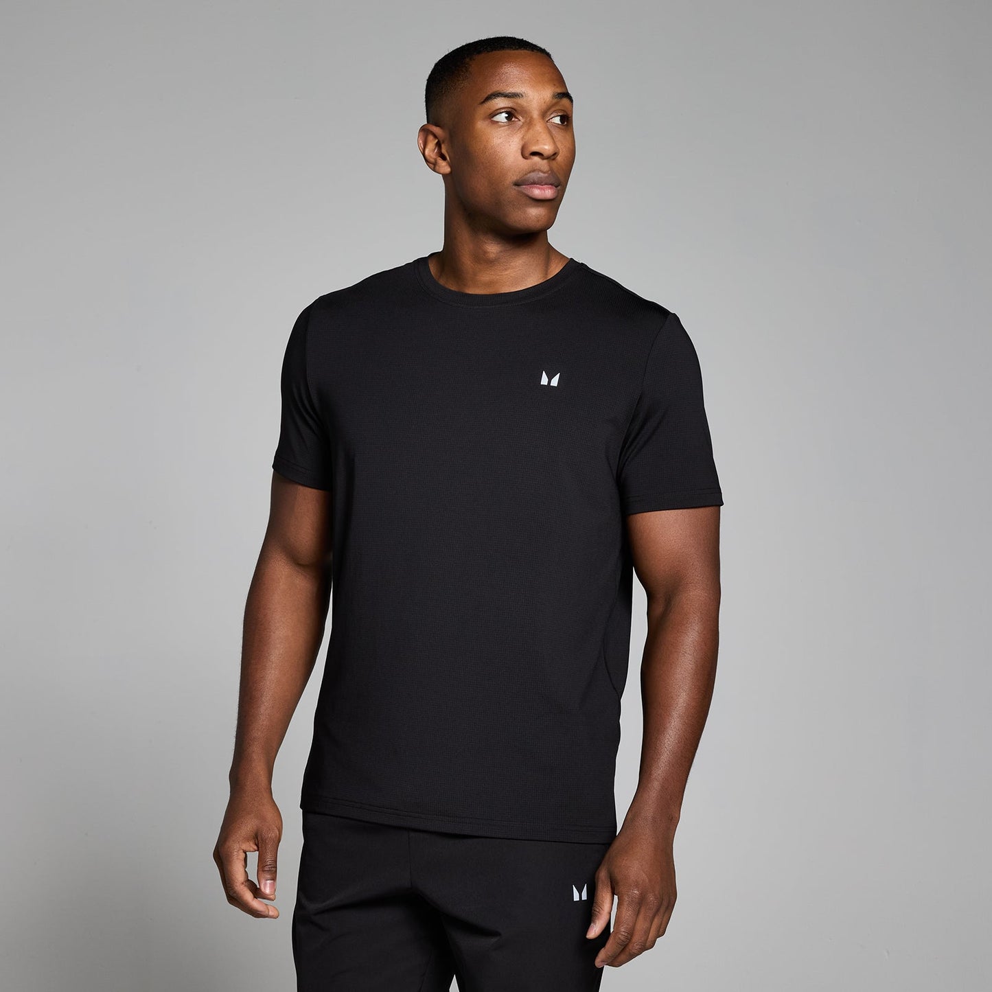 Heren Active Geruit T-Shirt - S