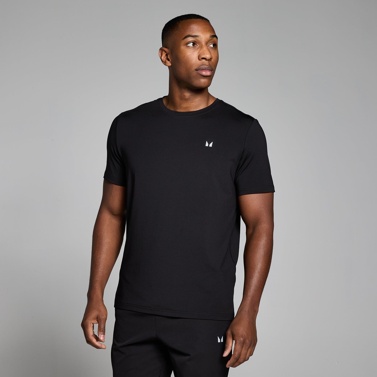 Heren Active Geruit T-Shirt - S