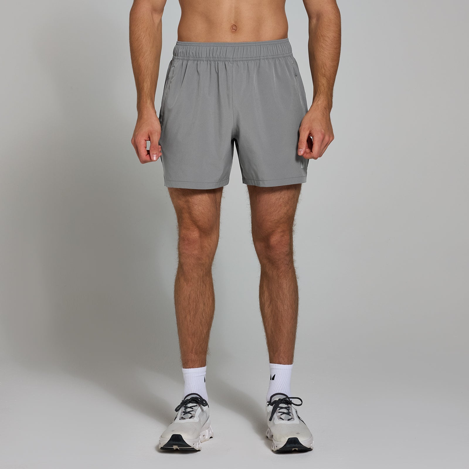 Active geweven short met binnenbeenlengte van 13 cm voor heren - Grijs / XL
