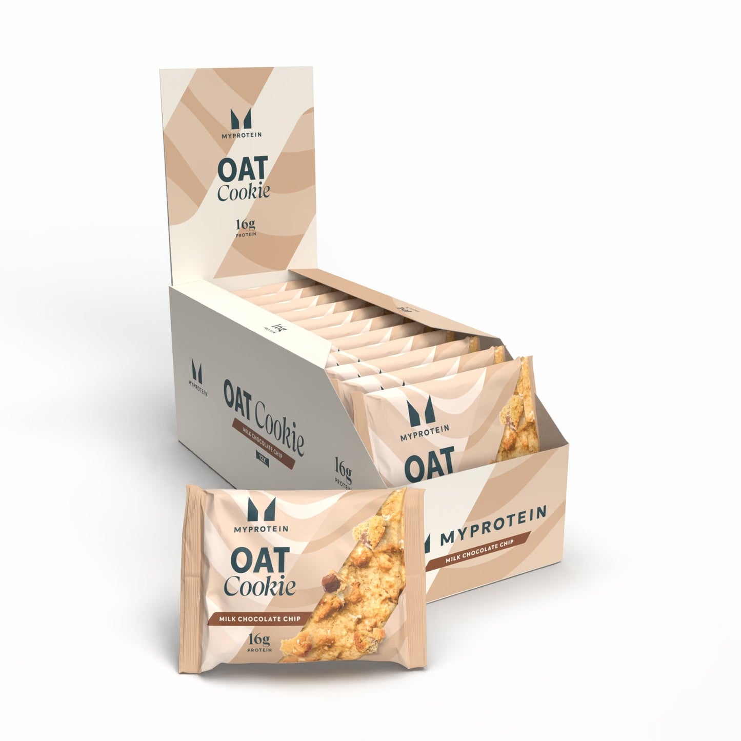Baked Protein Cookie - Milk Chocolate Chip (Oat) / 12 × 65 g