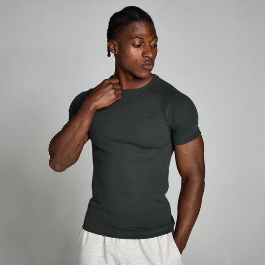 Origin geribd spieraccentuerend T-shirt voor heren - 3XL