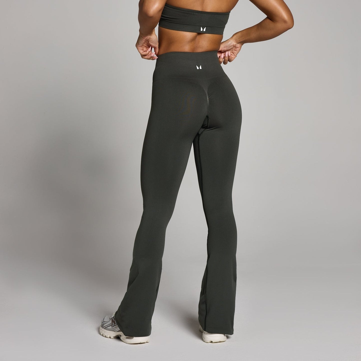 Dames Tempo Naadloze Wijde Legging - Nachtgrijs / XXL
