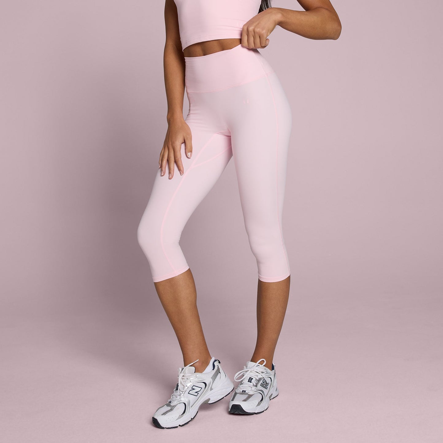 Dames Tempo Capri Legging - Blush / XXL