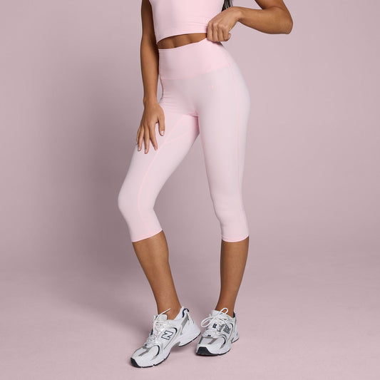 Dames Tempo Capri Legging - Blush / XXL