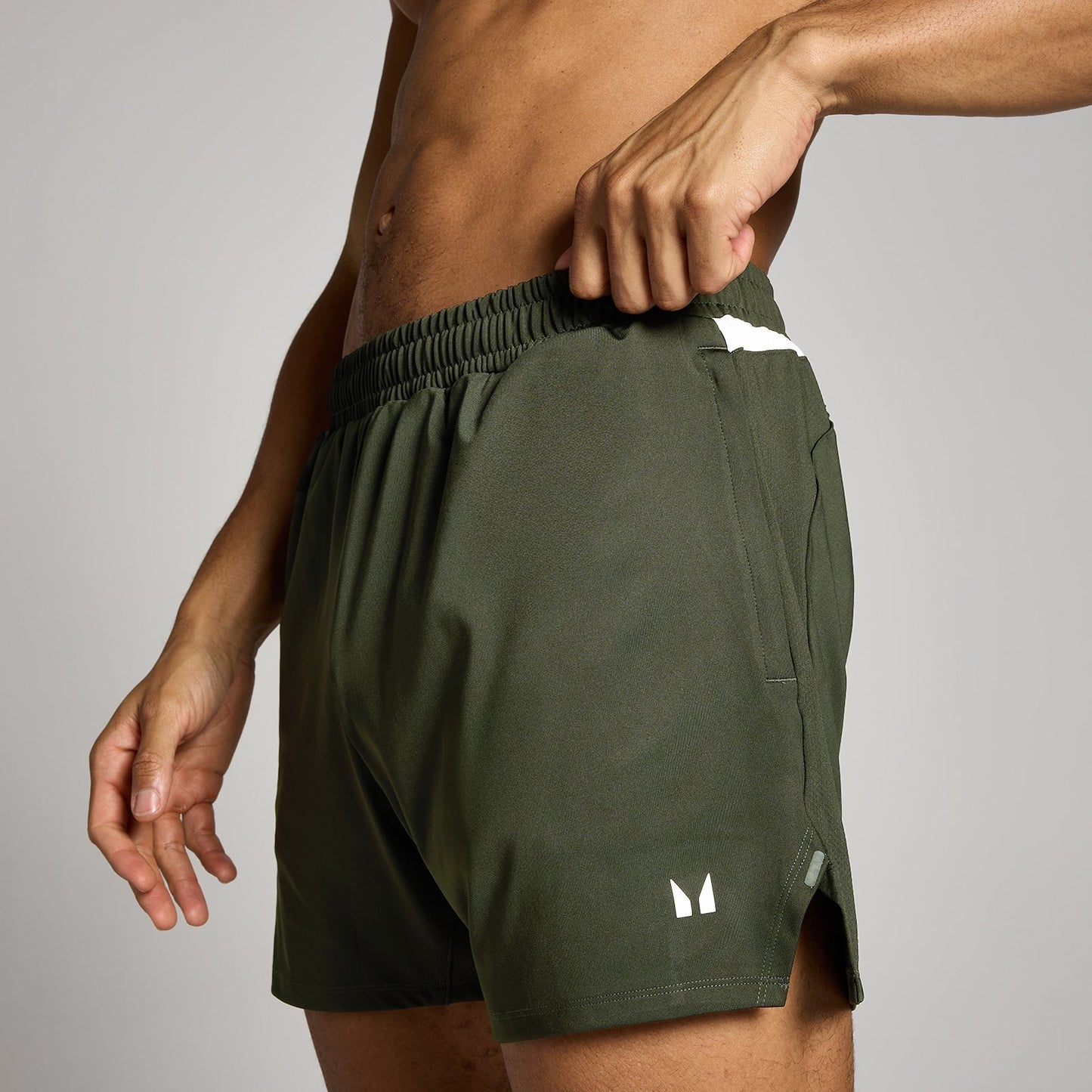 Heren Tempo Panel 5 Short - Bosgroen / XXL