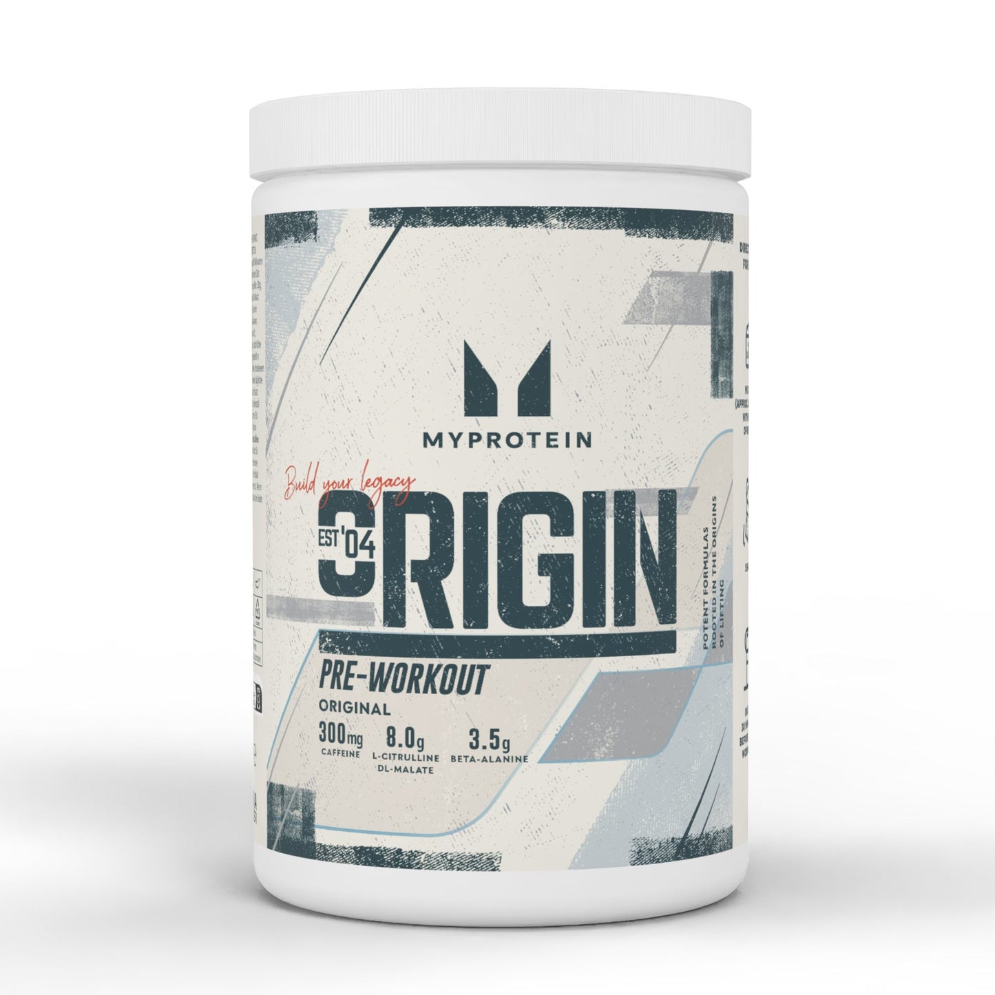 Origin Pre-Workout - White (Original) / 600 g / 30 porties
