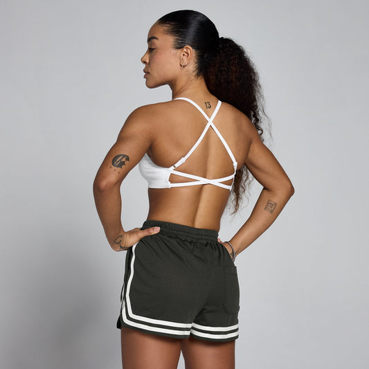 Dames Lift Naadloze Strappy Bh - Wit / XXL