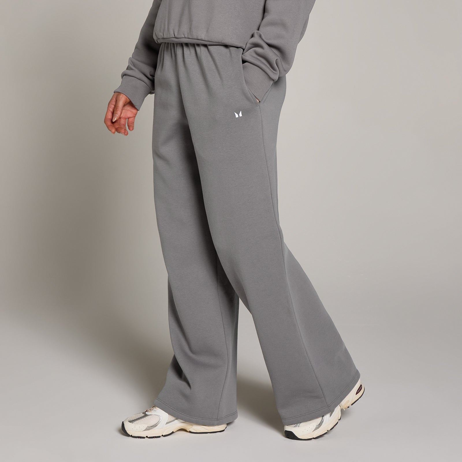 Women's Basics Rechte Joggingbroek - Asgrijs / L