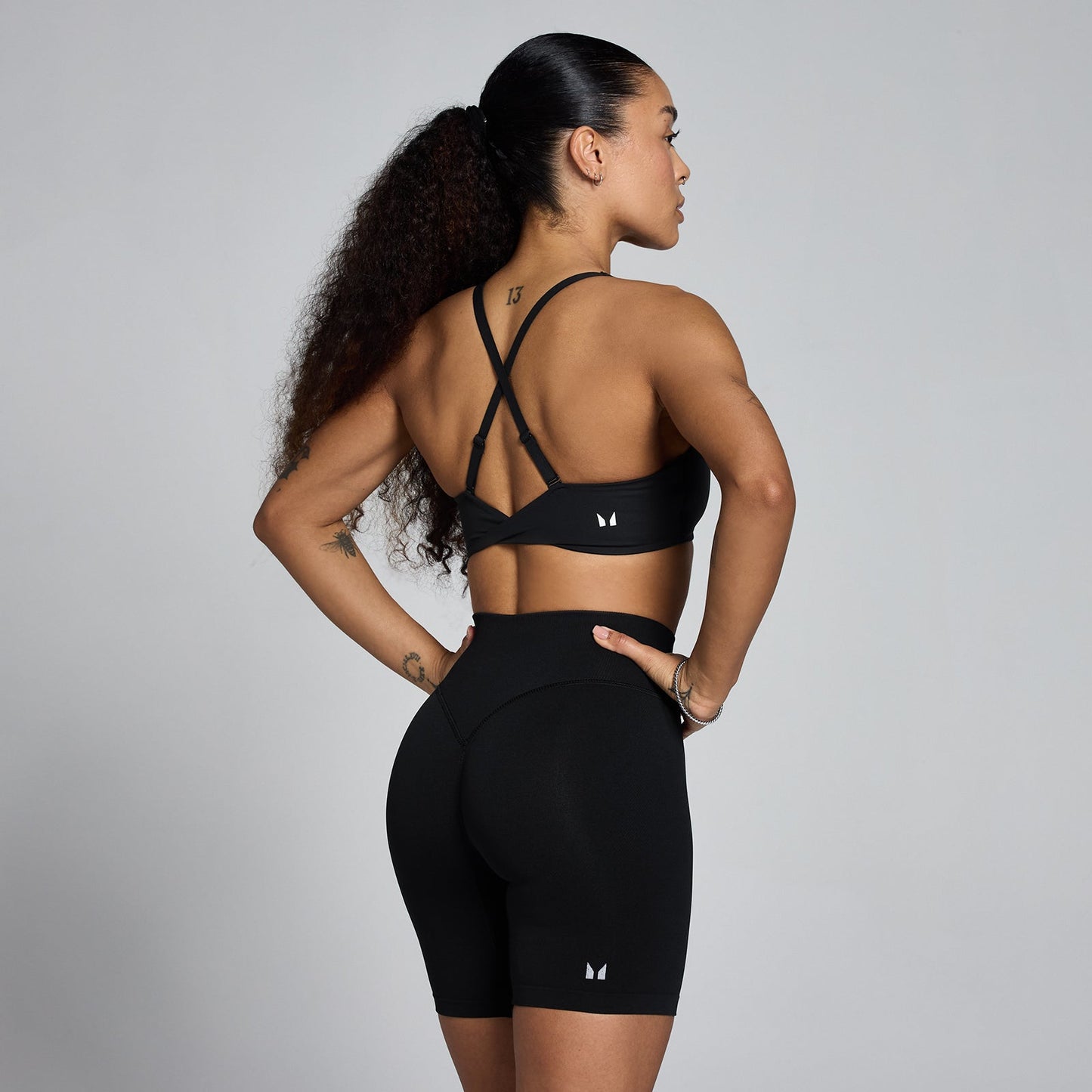 Dames Tempo Twist Back Sport-BH - Zwart / XXL