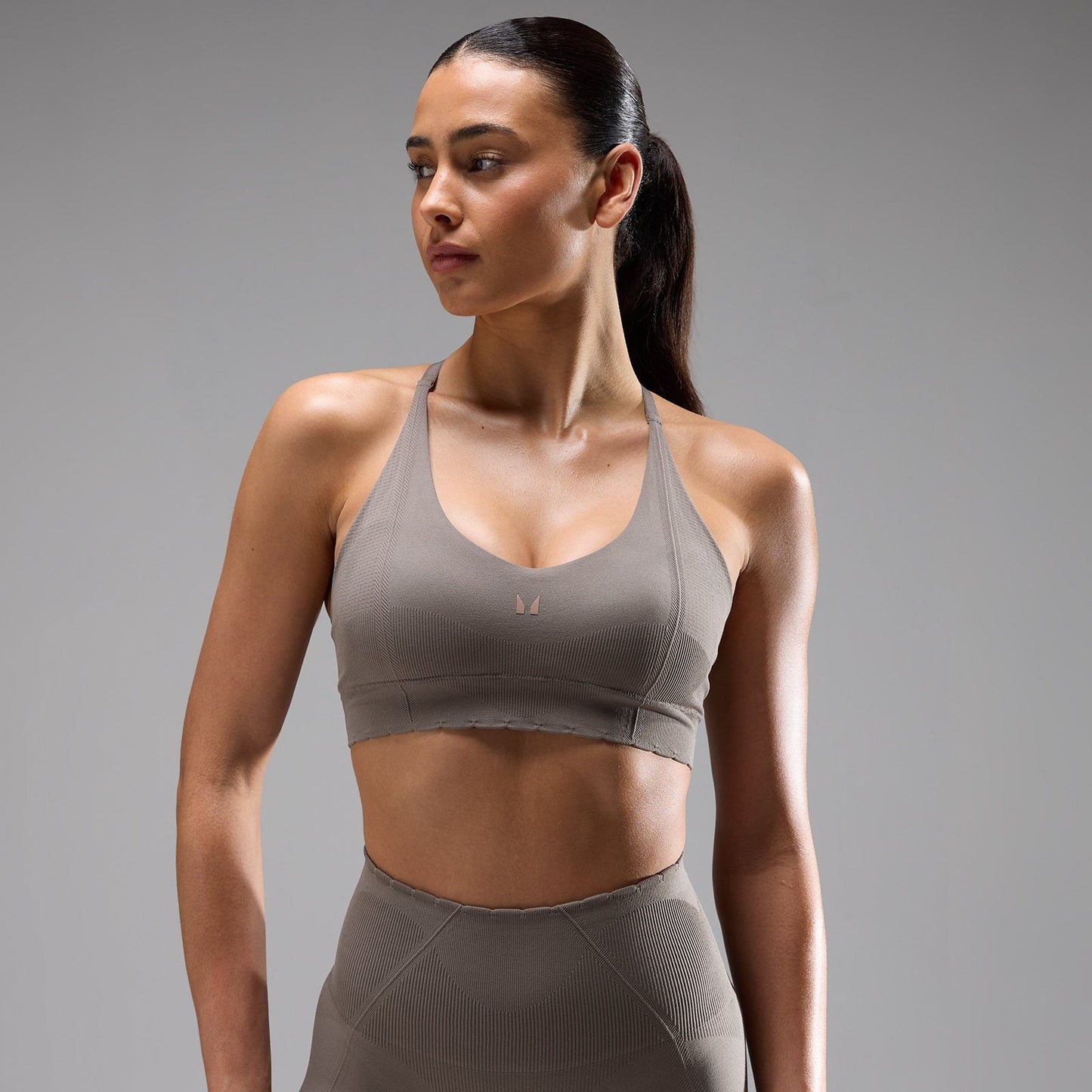 Women's Tempo Ultra Seamless Sport-bh - Donkertruffel / XXL